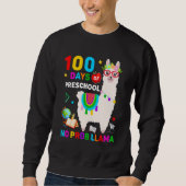 100th Day of School No Prob Llama 100 Days Of Pres Trui (Voorkant)