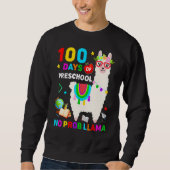 100th Day Of School No Prob Llama 100 Days Of Pres Trui (Voorkant)