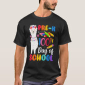 100th Day Of School No Prob Llama Happy 100th Day T-shirt (Voorkant)