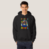 100th Day of School St Bernard Dog Lovers Teacher  Hoodie (Voorkant volledig)