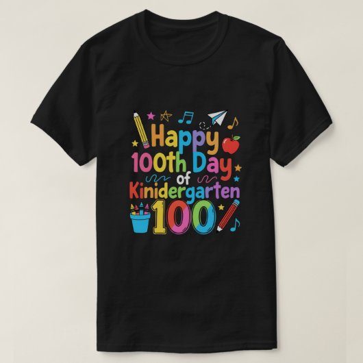 100th day of school t-shirt (Design voorkant)