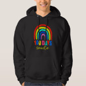 100th Day Of School Teacher 100 Days Smarter Boho  Hoodie (Voorkant)