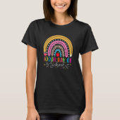 100th Day Of School Teacher 100 Days Smarter Boho T-shirt (Voorkant)