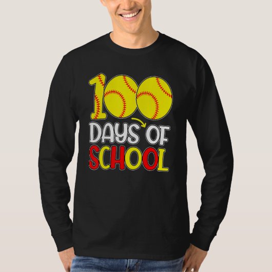 100th Day Of School Teacher Boys Girls 100 Days So T-shirt (Voorkant)