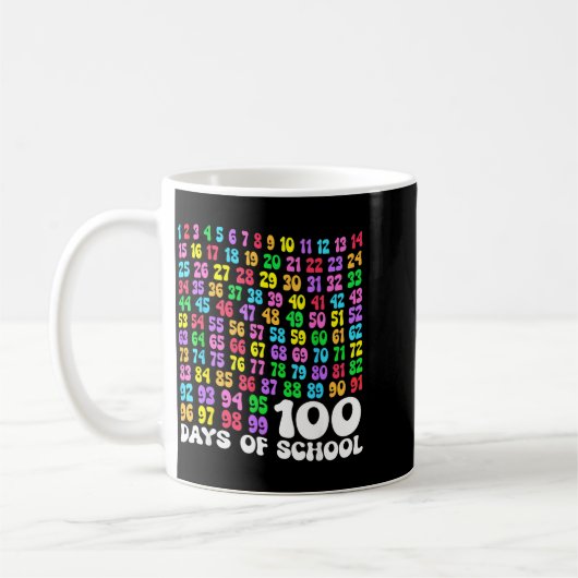 100th Day Of School Teacher Kids 100 Days Math Num Koffiemok (Links)