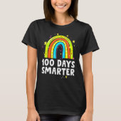 100th Day Of School Teacher Student 100 Days Smart T-shirt (Voorkant)