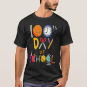 100th Day of School Teachers and Students Survived T-shirt (Voorkant)