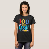 100th Day of School Teachers Kids Child Boys Happy T-shirt (Voorkant volledig)