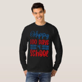 100th Day Of School Teachers Kids Child Happy 100  T-shirt (Voorkant volledig)
