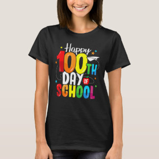 100th Day Of School Teachers Kids Child Happy 100  T-shirt