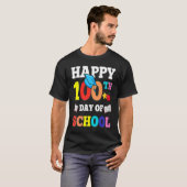 100th Day of School Teachers Kids Child Happy 100  T-shirt (Voorkant volledig)