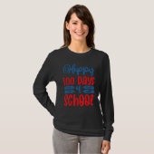 100th Day Of School Teachers Kids Child Happy 100  T-shirt (Voorkant volledig)