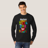 100th Day Of School Teachers Kids Child Happy 100  T-shirt (Voorkant volledig)