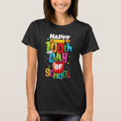 100th Day of School   Teachers Kids Happy 100 Days T-shirt (Voorkant)