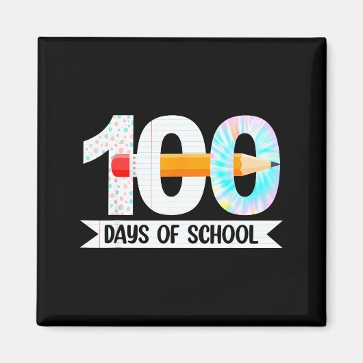 100th Day Of School Teachers Students 100 Days Of Magneet (Voorkant)
