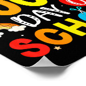 100th Day Of School Teachers Students 100 Days Of  Poster (Hoek)