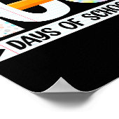 100th Day Of School Teachers Students 100 Days Of Poster (Hoek)