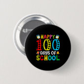 100th Day Of School Teachers Students 100 Days Of Ronde Button 5,7 Cm (Voorkant /achterkant)