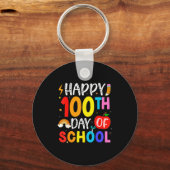 100th Day Of School Teachers Students 100 Days Of Sleutelhanger (Voorkant)
