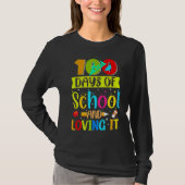 100th Day of School Teachers Students T-shirt (Voorkant)