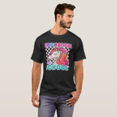 100th Day Of School Unicorn 100 Magical Days Teach T-shirt (Voorkant volledig)