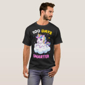 100th Day of School Unicorn Kids Teachers T-shirt (Voorkant volledig)