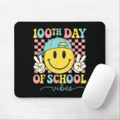 100th Day Of School Vibes 100 Days Teacher Boy Gir Muismat (Met muis)