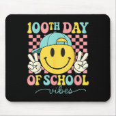 100th Day Of School Vibes 100 Days Teacher Boy Gir Muismat (Voorkant)