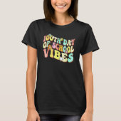 100th Day Of School Vibes Teachers Kids Child Happ T-shirt (Voorkant)