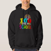 100th Days of School Teacher Kids - 100 Days Smart Hoodie (Voorkant)
