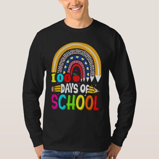 100th Days of School Teacher Kids - 100 Days Smart T-shirt (Voorkant)