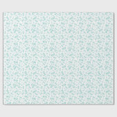 100th TESL/White Random Number Pattern Small Cadeaupapier (Vlak)