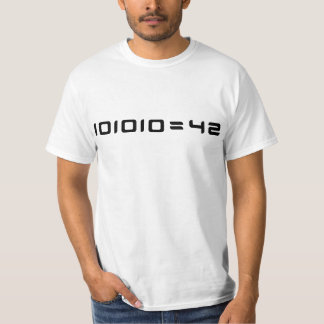 101010 = 42 T-SHIRT