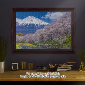 [1014] Mt.Fuji – Morning Light on the Cherry Path Legpuzzel