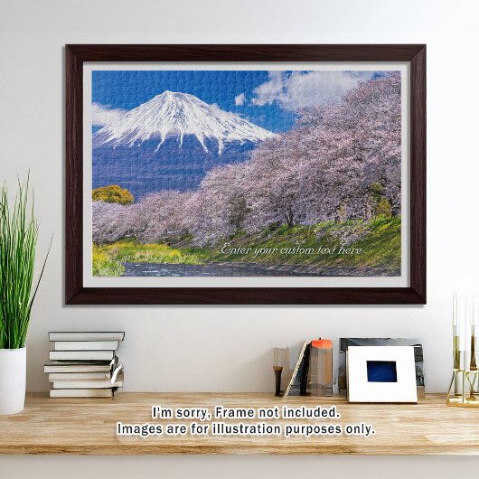 [1014] Mt.Fuji – Morning Light on the Cherry Path Legpuzzel