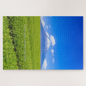 [1014] Mt.Fuji – Spring Sprouts in Tea Fields Legpuzzel (Horizontaal)