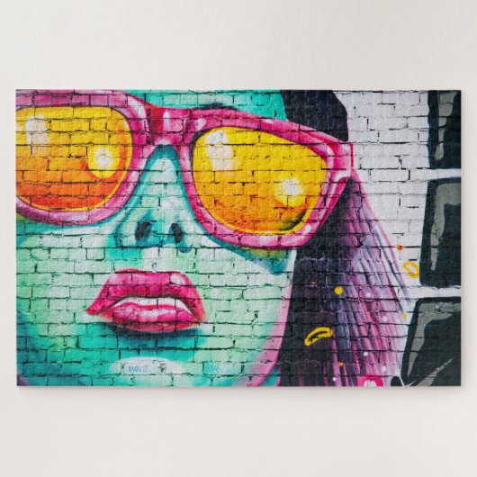 1014 Puzzel - Lippenstift Urban Street Art (Horizontaal)