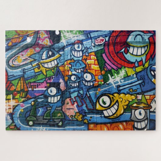 1014 Puzzle - Street Art Funny Legpuzzel (Horizontaal)