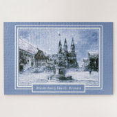 1014 stuks Braunschweig Church Winter Snowy Legpuzzel (Horizontaal)
