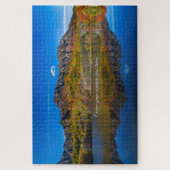[1014] Togakushi Mountains – Autumn Reflections Legpuzzel (Verticaal)