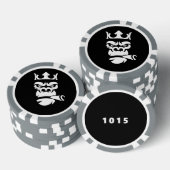 1015 Poker T-shirt Chips (Opstapeling)
