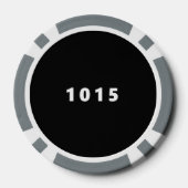 1015 Poker T-shirt Chips (Achterkant)