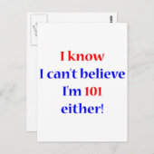 101 BRIEFKAART (Voorkant / Achterkant)