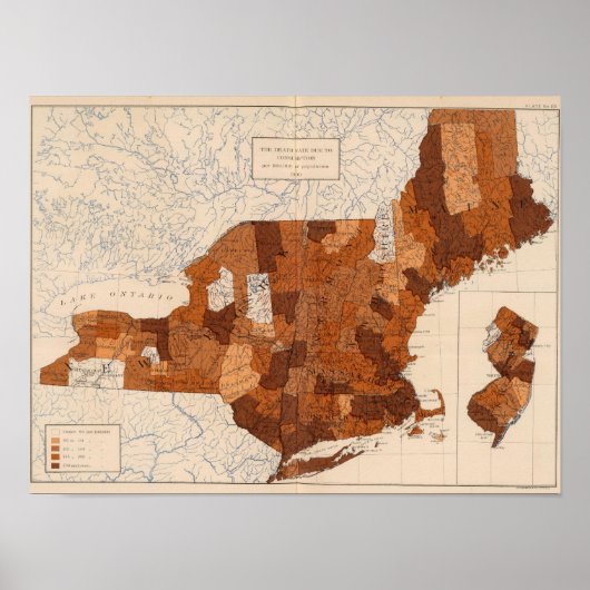 101 Consumptie NY, NJ, New England Poster (Voorkant)