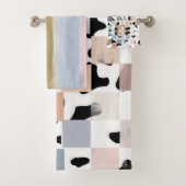 101 Cows + Checkers Towel Bad Handdoek (Insitu)