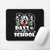 101-Daagse School Schattigee Hond 100-Daagse Slimm Muismat (Met muis)