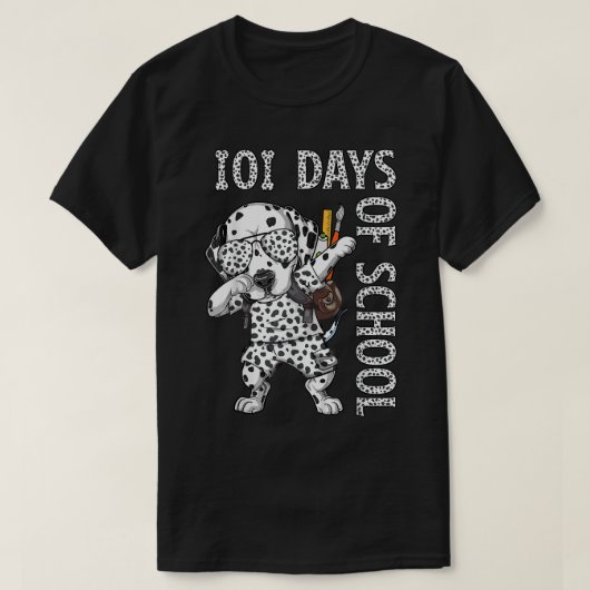 101 dagen Kind Dalmatische hondendocenten T-shirt (Design voorkant)