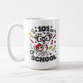 101 Dagen naar school Schattige hond terug naar sc Koffiemok
