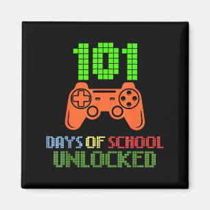 101 dagen school ontgrendelde gamer pixel controll magneet