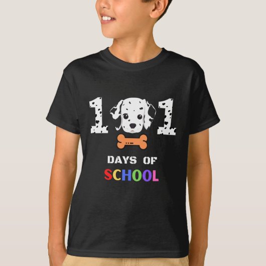 101 dagen Shirt op school (Voorkant)